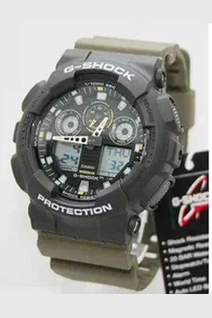 Casio G-SHOCK Quarzuhr Herrenuhr G Shock GA-100TU-1A3ER, (1-tlg)