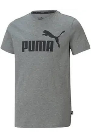 PUMA T-Shirt Jungen T-Shirt 1er Pack Baumwolle ESS Logo Tee (Packung, 1er Pack) grau 104