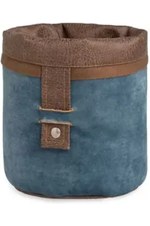 Knit Factory Brosche Dax Körbchen 20 cm Glatt Dunkelblau (1-tlg)
