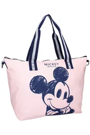 Disney Shopper – stylische Tasche in Rosa mit großem Motiv rosa