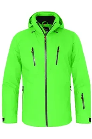 Bergson Skijacke RESO 2 Herren Skijacke & Winterjacke, wattiert 20000 mm Wassersäule, Normalg grün normal | 54