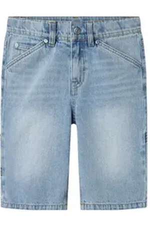 NAME IT Jeansshorts NKMRYAN BERMUDA 3800-IM NOOS (1-tlg) weich, verstellbare Bundweite innen blau 122