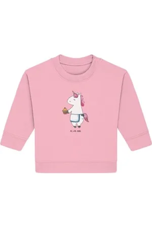 Mr. & Mrs. Panda Longpullover Einhorn Muffin 12. - 18. Monat - Cotton Pink - Geschenk, Glückwünsche (1-tlg) rosa 12. - 18. Monat