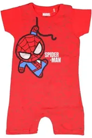 SPIDERMAN MARVEL Strampler Marvel Baby kurzarm Strampler Einteiler Gr. 62 bis 92, in Rot 86