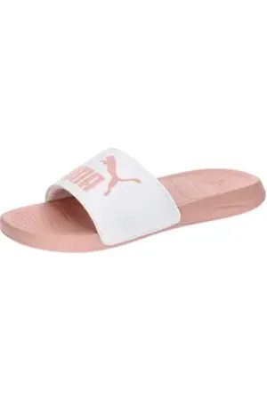 PUMA Unisex Badeschlappen Popcat 20 372279 Badeschuh weiß 48,5 EU