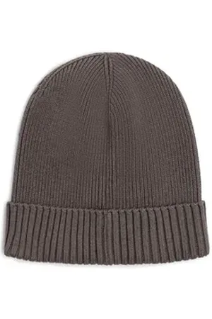 HUGO BOSS Beanie Asic_Beanie-X grau