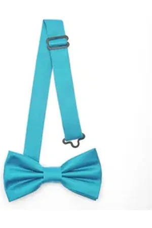 Ladeheid Kinderfliege Jungen Fliege - Vorgebunden Einstellbares Band Matte BKM (10cm x 5cm) blau