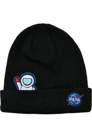 Mister Tee MisterTee Beanie MisterTee Unisex NASA Embroidery Beanie Kids (1-St) schwarz S/M
