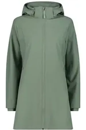 CMP Wintermantel Damen Parka WOMAN PARKA JACKET ZIP HOOD 34A0326 grün 40