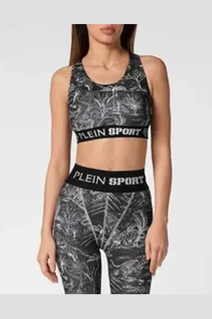 Philipp Plein Lauftop Sport Top schwarz M