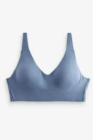 Next Bügelloser BH Ultimate Comfort Langer, wattierter BH ohne Bügel (1-tlg) blau 70