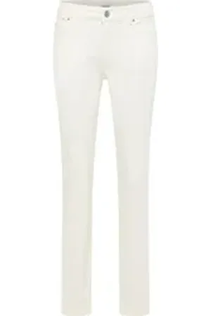 Mustang Slim-fit-Jeans Damen Style Crosby Relaxed Slim weiß 27