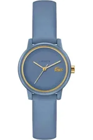 Lacoste Quarzuhr 12.12 SWIFT 2001435, Armbanduhr, Damenuhr, Lederarmband, analog blau