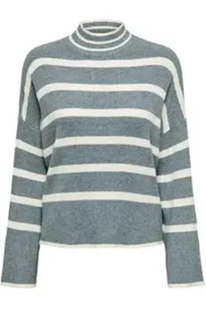 ONLY Stehkragenpullover ONLIBI L/S HIGNECK PULLOVER grün S (36)