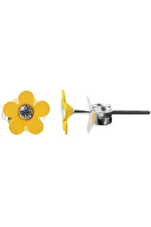 Akzent Ohrring-Set Florette 925/- Echt Silber Kinder Ohrstecker "Florette", Blume (Paar), Mädchen Ohrring silberfarben