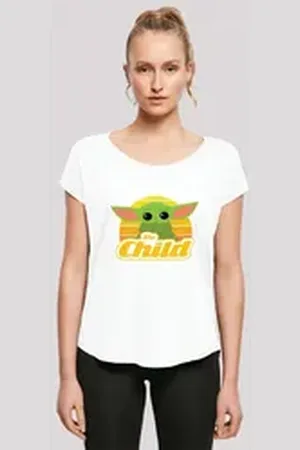 F4NT4STIC T-Shirt Star Wars The Mandalorian Baby Yoda Print weiß XL
