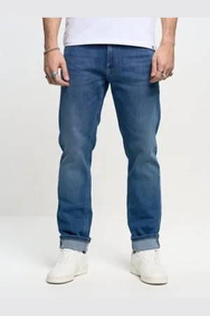 Big Star Straight-Jeans COLT hohe Leibhöhe blau LANG | 31