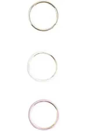 Next Fingerring Packung mit Emaille-Ringen (1-tlg) goldfarben L (GB R1⁄2 / DE: 59,4)