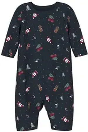 NAME IT Strampler NBNVISMAS LS NIGHTSUIT mit Weihnachtsmotiv blau 56