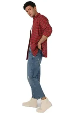 Colins Stretch-Jeans Milas Loose Relaxed Fit Blaue Herren Jeans Hose 30-30