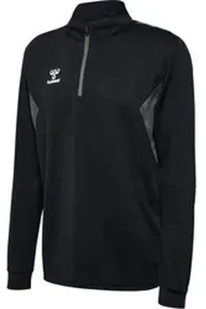 Hummel Trainingsjacke Hmlauthentic Half Zip Sweat schwarz XXL