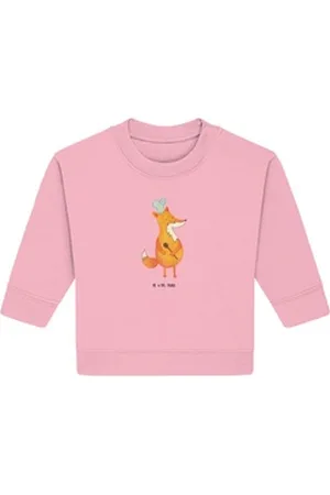 Mr. & Mrs. Panda Longpullover Fuchs Koch 12. - 18. Monat - Cotton Pink - Geschenk, Koch Geschenk, B (1-tlg) rosa 12. - 18. Monat