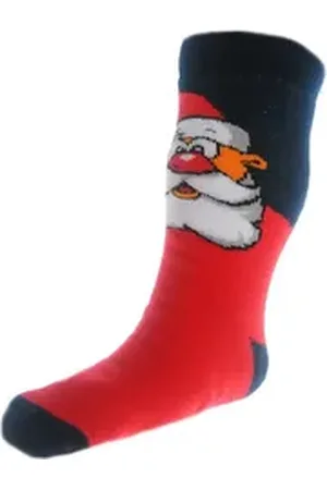 Martinex Thermosocken Socken Baby und Kleinkinder Weihnachtssocken in Rot mit Santa weich, warm, in Rot mit Weihnachtsmann, 19 20 21 22 23 24 25 rot 20-23