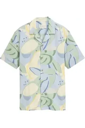 TOM TAILOR Denim Kurzarmhemd relaxed printed shirt XL