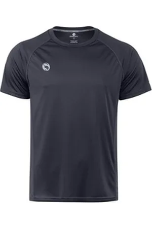 STARK SOUL ® Funktionsshirt Sportshirt, Fitness T-Shirt "Reflect", Kurzarm Funktionsshirt mit seitlichen Mesh-Einsätzen grau L