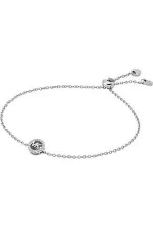 Michael Kors Armband Damen-Armband 925er Silber Zirkonia, KORS MK silberfarben