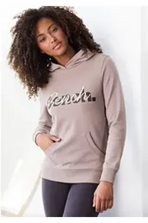 Bench Kapuzensweatshirt mit Kängurutasche, Loungeanzug, Hoodie rosa 52/54