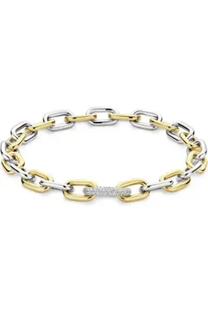 Ti Sento Milano Silberarmband, Klassisch gelb|goldfarben