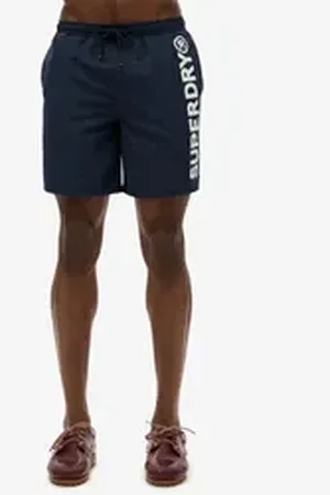 Superdry Badeshorts SPORT GRAPHIC 17 SWIM SHORT blau S