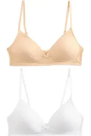 Next Teenie-BH Mädchen-BHs, 2er-Pack (2-tlg) beige 60