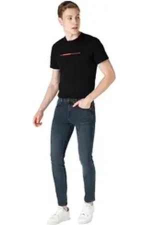 Colins Stretch-Jeans Danny Slim Fit Dunkelblaue Herren Hose mit Niedriger Taille und Gerade 28-32