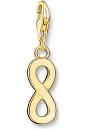 Thomas Sabo Kettenanhänger Damen-Charm 925er Silber goldfarben