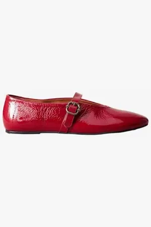 Next Signature Mary-Jane-Schuhe aus Leder Ballerina (1-tlg) rot 37 EU