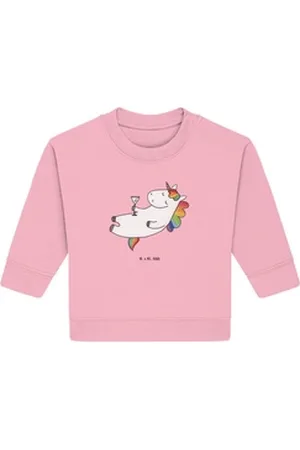 Mr. & Mrs. Panda Longpullover Einhorn Cocktail 12. - 18. Monat - Cotton Pink - Geschenk, Einhörner, (1-tlg) rosa 12. - 18. Monat