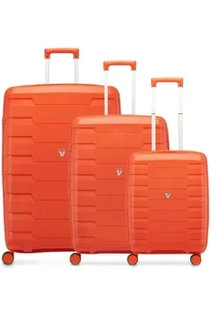 Roncato Trolleyset Skyline 2.0, 4 Rollen, (3-teilig, 3 tlg), Polypropylen orange