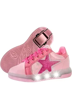 Breezy Rollers Schuhe mit Rollen Rollschuhe Sneaker Heelys 2-in-1 Kinderschuhe Rollschuhe 36