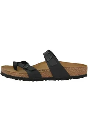 Birkenstock Mayari Birko-Flor normal Unisex Erwachsene Pantolette schwarz 44 EU
