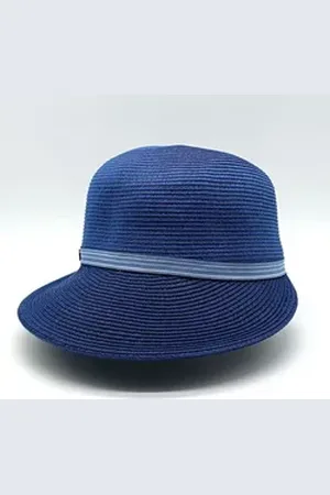 Loevenich Strohhut DA-Strohkappe blau blau