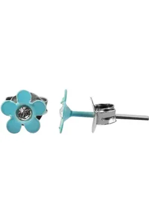 Akzent Ohrring-Set Florette 925/- Echt Silber Kinder Ohrstecker "Florette", Blume (Paar), Mädchen Ohrring silberfarben