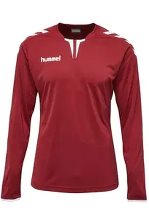 Hummel Fußballtrikot Trikot Core LS Poly Jersey Langarm Kinder rot 164-176