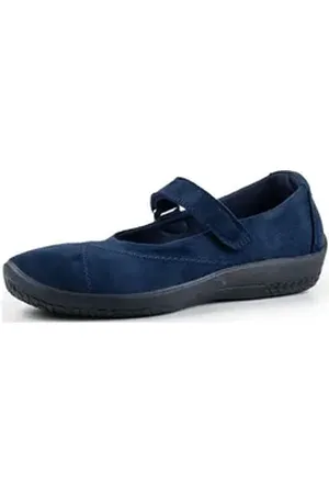Arcopedico Ballerinas Lederimitat Riemchenballerina blau 36 EU