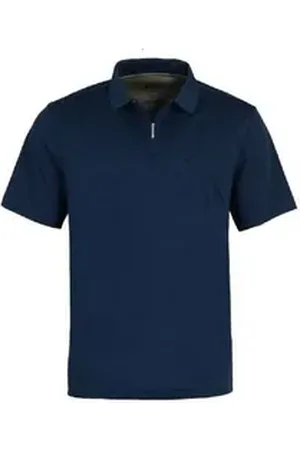 HAJO Poloshirt 20080 Softknit Stay Fresh Soft-Knit blau 5XL