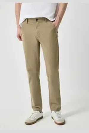 Street one MEN Chinohose aus Baumwolle mit Stretchanteil braun 36