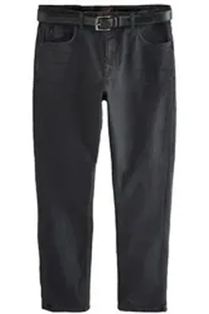 Next Slim-fit-Jeans Slim Fit Jeans mit Gürtel (2-tlg) blau 34