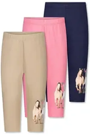 Salt & Pepper Caprihose Summer 3er-Pack mit Pferde-Print am Bein bunt 110