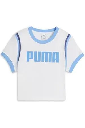 PUMA T-Shirt FUTURE..ARCHIVE Kurzes figurbetontes T-Shirt Damen weiß XL